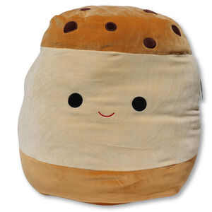 NWT Squishmallow Koako Ice Cream Cookie Sandwich Plush Toy Size 20 Inch Jumbo